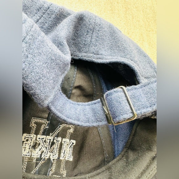 Vintage Nike Dad Hat Strap Back 90s Spell Out Swoosh - Picture 6 of 6